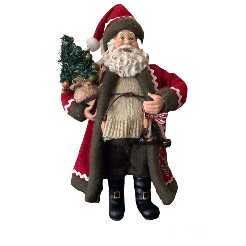 🎄SALE 🎄Santa In a Felt Coat & Sweater